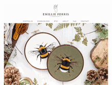 Tablet Screenshot of emillie-ferris.co.uk